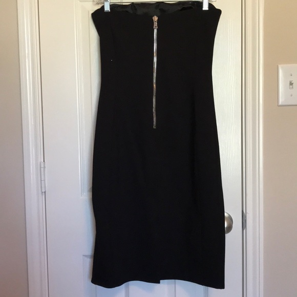 NWT ABS Allen Schwartz Cocktail Strapless Dress - Picture 5 of 8